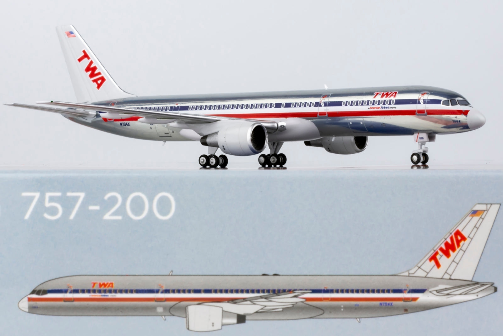 1/400 TWA Boeing 757-200 N704X NG53195 - cover